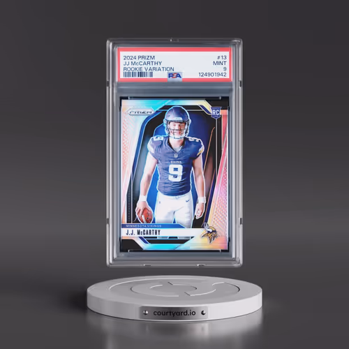2024 Panini Prizm Rookie Variation #13 JJ McCarthy (PSA 9 MINT)