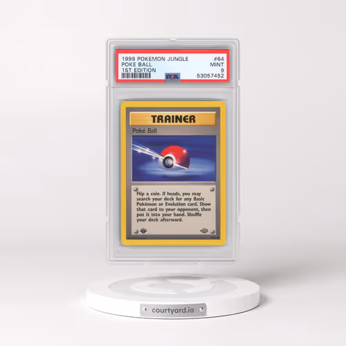 1999 Pokémon Jungle #64 Poke Ball - 1st Edition (PSA 9 MINT)