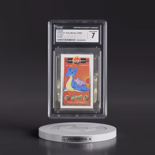 1998 Pokémon Kaku Menko (1998 Amada) - Japanese Lapras - Small (45MM x 74MM) (CGC 7 NM)