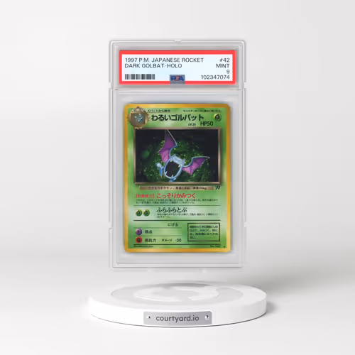 1997 Pokémon Rocket #42 Dark Golbat - Holo (PSA 9 MINT)