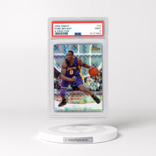 2005 Finest #33 Kobe Bryant - X-Fractor (PSA 9 MINT)