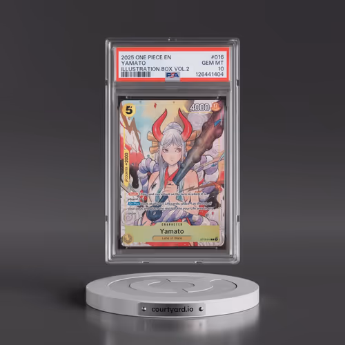 2025 One Piece Promos #016 Yamato - Illustration Box Vol 2 (PSA 10 GEM MINT)