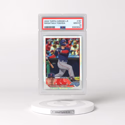 2023 Topps Chrome Logofractor Edition #167 Masataka Yoshida (PSA 10 GEM MINT)