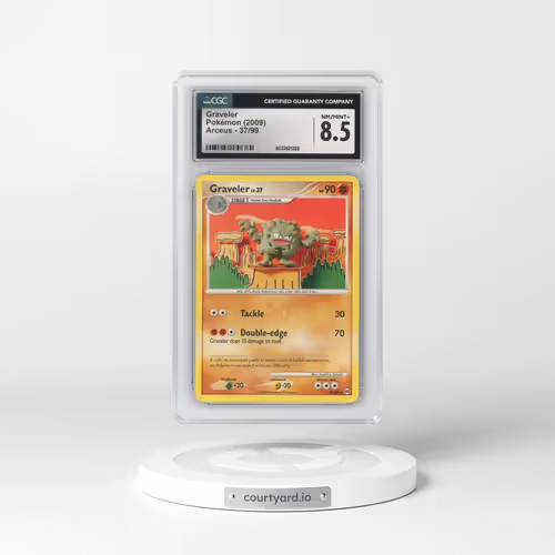 2009 Arceus #37/99 Graveler (CGC 8.5 NM-MT+)