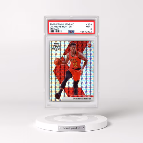 2019 Panini Mosaic #239 DE'Andre Hunter - Mosaic (PSA 9 MINT)