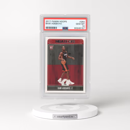 2017 Panini Hoops #264 Bam Adebayo (PSA 10 GEM MINT)