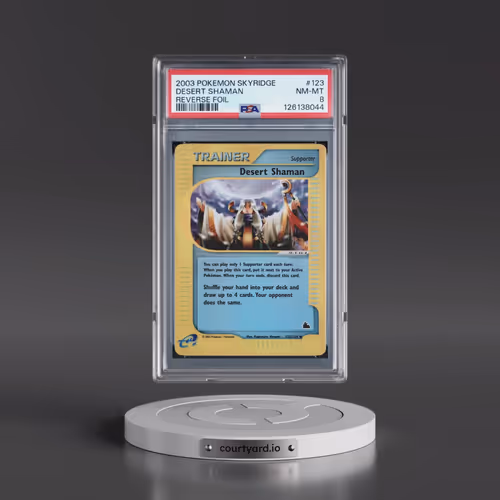 2003 Pokémon Skyridge #123 Desert Shaman - Reverse Foil (PSA 8 NM-MT)