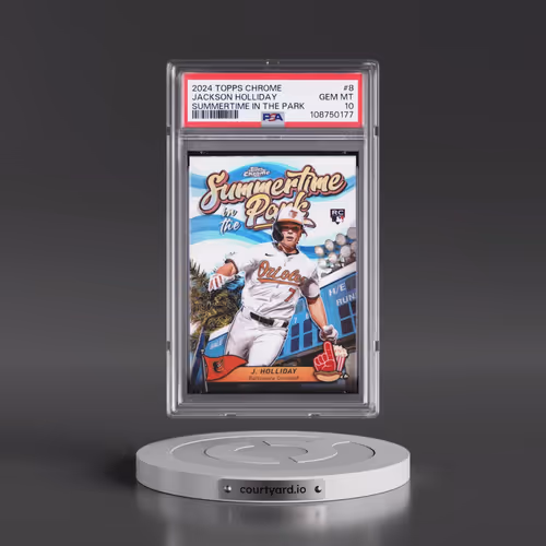 2024 Topps Chrome Summertime in the Park #8 Jackson Holliday (PSA 10 GEM MINT)