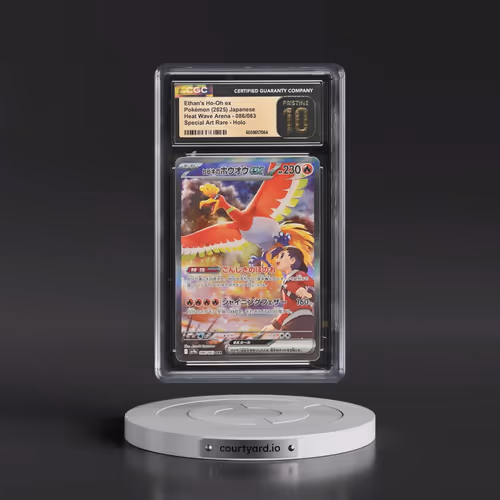 2025 Heat Wave Arena - sv9a #086/063 Ethan's Ho-Oh ex - Special Art Rare Holo (CGC 10 PRISTINE)