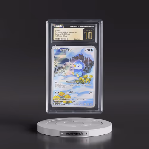 2025 Inferno X - M2 #085/080 Piplup - Art Rare Holo (CGC 10 PRISTINE)