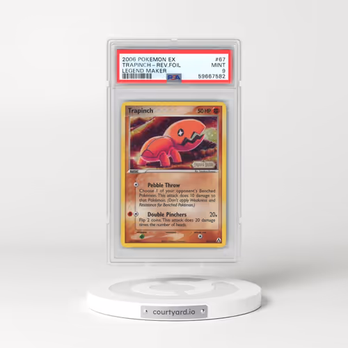 2006 Pokémon EX Legend Maker #67 Trapinch - Reverse Foil (PSA 9 MINT)
