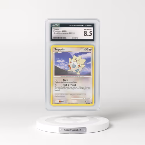 2008 Great Encounters #88/106 Togepi (CGC 8.5 NM-MT+)