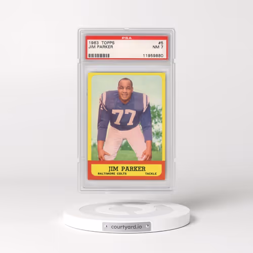 1963 Topps #5 Jim Parker (PSA 7 NM)