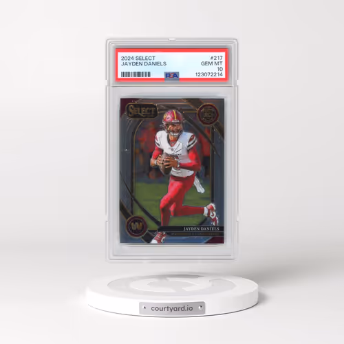 2024 Panini Select #217 Jayden Daniels (PSA 10 GEM MINT)