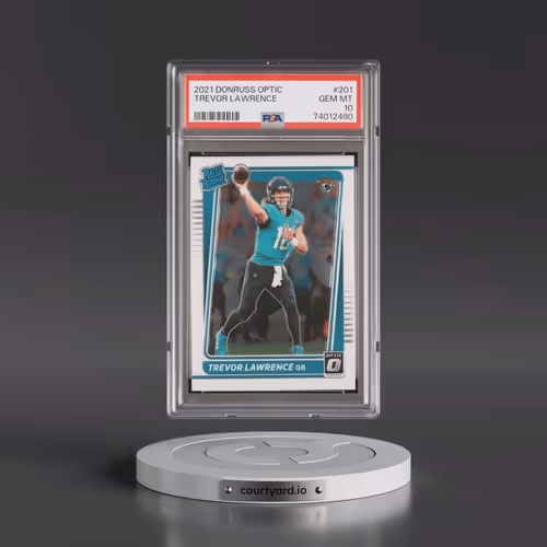 2021 Panini Donruss Optic #201 Trevor Lawrence (PSA 10 GEM MINT)