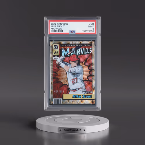 2022 Panini Donruss Marvels #M1 Mike Trout (PSA 9 MINT)