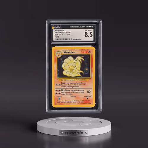 1999 Base Set #12/102 Ninetales - Holo (CGC 8.5 NM-MT+)