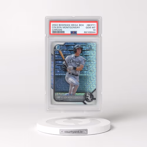 2022 Bowman Mega Box Chrome #71 Colson Montgomery (PSA 10 GEM MINT)