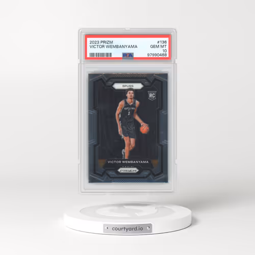 2023 Panini Prizm #136 Victor Wembanyama (PSA 10 GEM MINT)