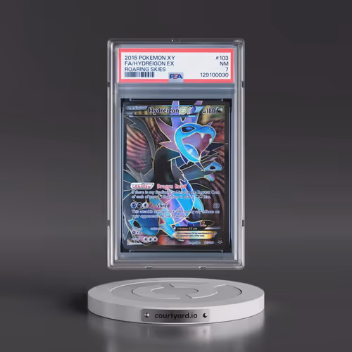 2015 Pokémon XY Roaring Skies #103 Hydreigon EX - Holo Full Art (PSA 7 NM)