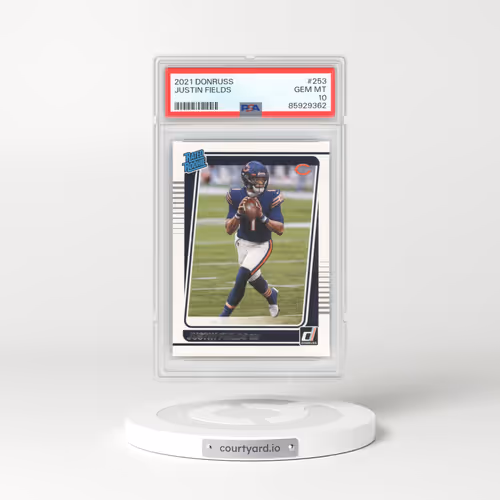 2021 Panini Donruss #253 Justin Fields (PSA 10 GEM MINT)