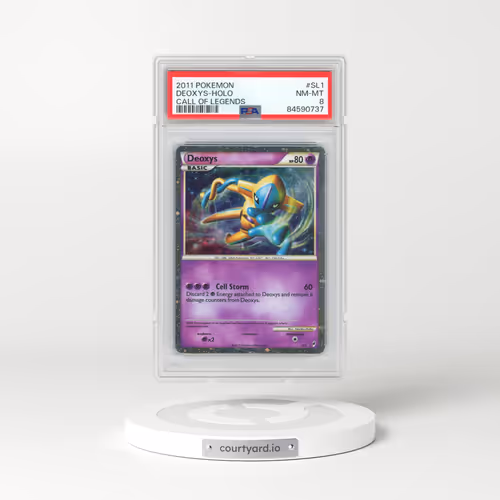 2011 Pokémon Call of Legends #SL1 Deoxys - Holo (PSA 8 NM-MT)