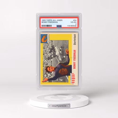 1955 Topps All-Amer. #64 Benny Friedman (PSA 4 VG-EX)