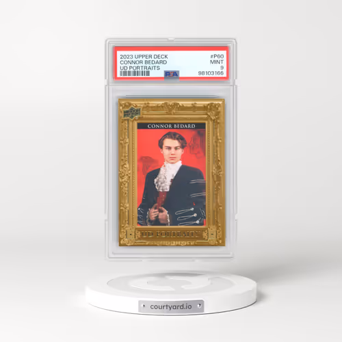 2023 Upper Deck UD Portraits #P60 Connor Bedard (PSA 9 MINT)