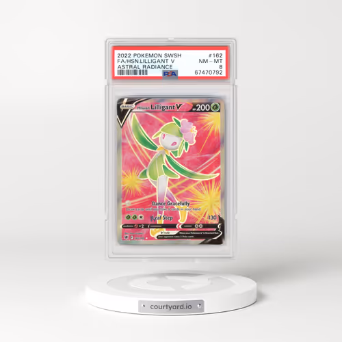 2022 Astral Radiance #162 Hisuian Lilligant V - Holo (PSA 8 NM-MT)