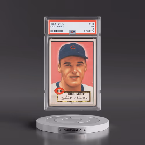 1952 Topps #113 Dick Sisler (PSA 3 VG)