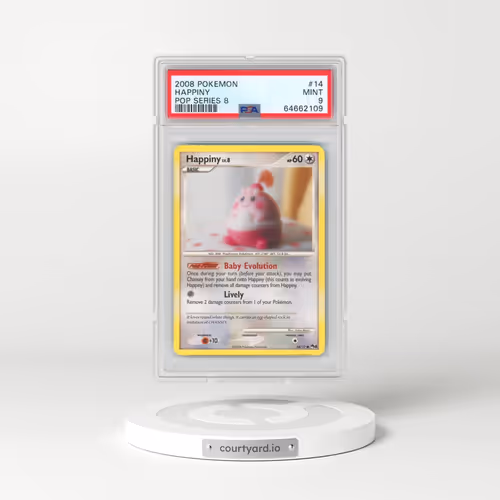 2008-09 Pokémon Pop Series 8 #14 Happiny (PSA 9 MINT)