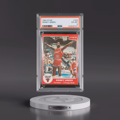 1984 Star #104 Sidney Green (PSA 6 EX-MT)