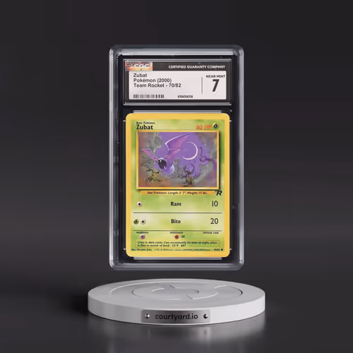 1999 Team Rocket #70/82 Zubat (CGC 7 NM)