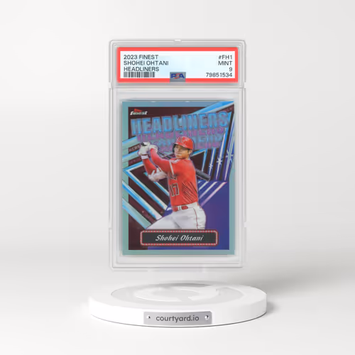 2023 Topps Finest Headliners #FH1 Shohei Ohtani (PSA 9 MINT)