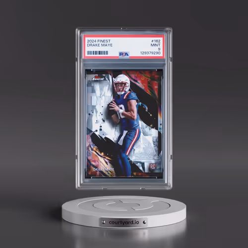 2024 Topps Finest #162 Drake Maye (PSA 9 MINT)