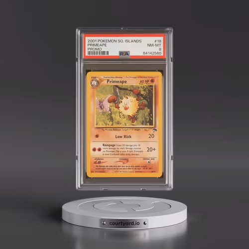 2001 Pokémon Southern Islands Promo #18 Primeape (PSA 8 NM-MT)