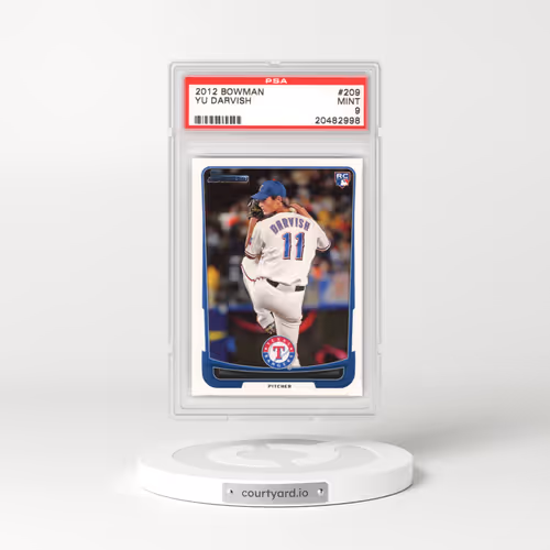 2012 Bowman #209 YU Darvish (PSA 9 MINT)
