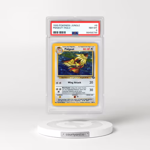 1999 Pokémon Jungle #8 Pidgeot - Holo (PSA 8 NM-MT)
