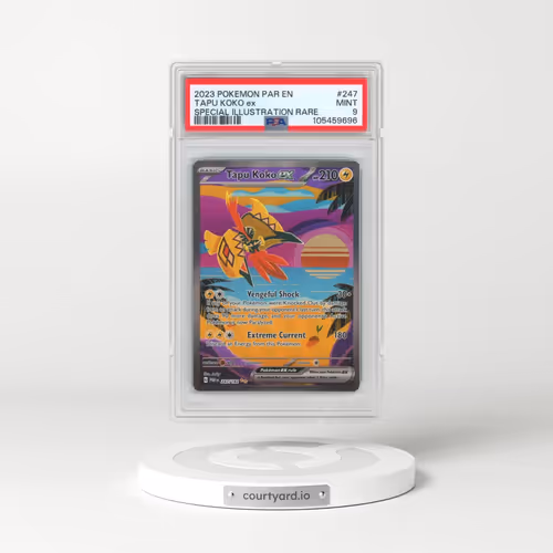 2023 Pokémon Par EN-Paradox Rift #247 Tapu Koko EX - Holo Special Illustration Rare (PSA 9 MINT)
