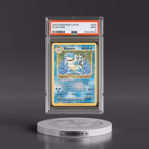 2023 Pokémon Clb-Trading Card Game Classic Blastoise & Suicune EX Deck #003 Blastoise (PSA 9 MINT)