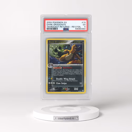 2004 Pokémon EX Team Rocket Returns #15 Dark Dragonite - Reverse Foil (PSA 5 EX)