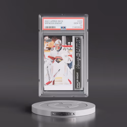 2021-2022 Upper Deck #223 Spencer Knight (PSA 10 GEM MINT)