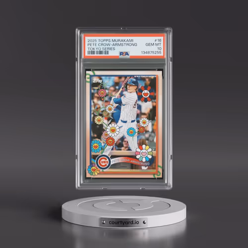 2025 Topps Takashi Murakami + MLB World Tour Tokyo Series #16 Pete Crow-Armstrong (PSA 10 GEM MINT)