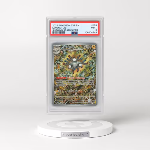 2024 Pokémon Svp EN-SV Black Star Promo #159 Magneton - Surging Sparks Elite Trainer Box (PSA 9 MINT)