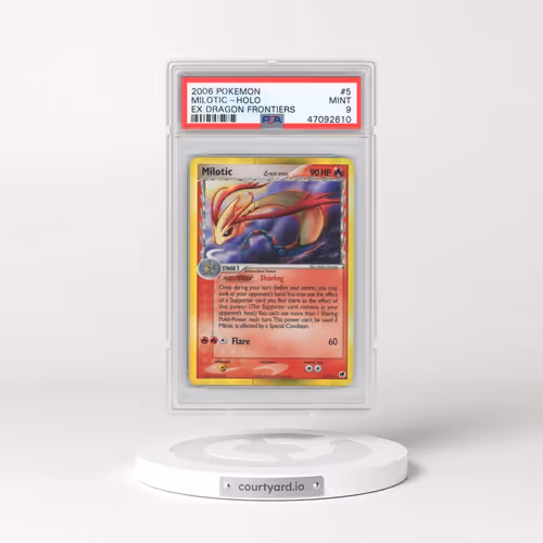 2006 Pokémon EX Dragon Frontiers #5 Milotic - Holo (PSA 9 MINT)