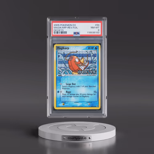 2005 Pokémon EX Deoxys #64 Magikarp - Reverse Foil (PSA 8 NM-MT)