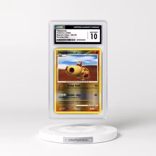 2008 Majestic Dawn #66 Hippopotas - Holo (CGC 10 GEM MINT)