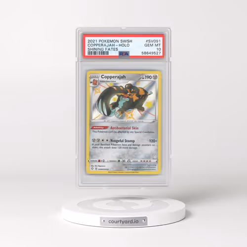2021 Pokémon Sword & Shield Shining Fates #SV091 Copperajah - Holo (PSA 10 GEM MINT)