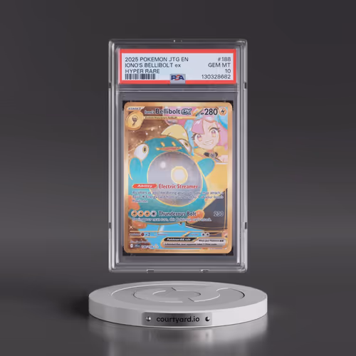2025 Pokémon Jtg EN-Journey Together #188 Iono's Bellibolt EX - Holo Hyper Rare (PSA 10 GEM MINT)