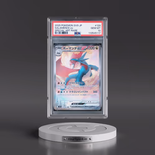 2025 Pokémon SV9-Battle Partners #129 Salamence EX - Holo Special Art Rare (PSA 10 GEM MINT)